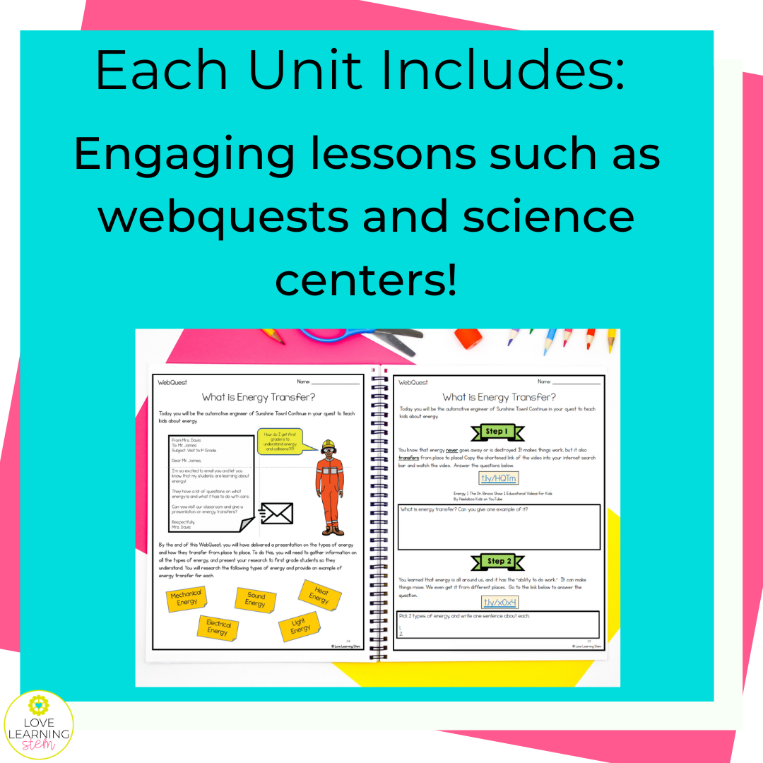 4th Grade Energy Unit - Digital and Printable Curriculum NGSS Aligned - Image 8