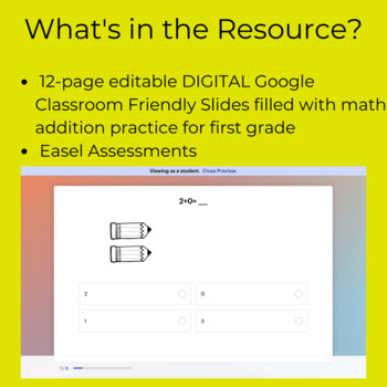 Math Addition to 10 Worksheets | Math Center Work Writing Number Sentences Easel - Image 3