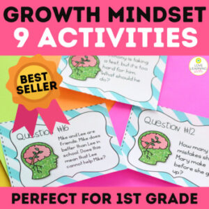 Growth Mindset Lessons Activities Review Worksheets for 1st Grade Easel Digital